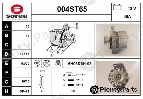 Startcar 004ST65 — Alternator