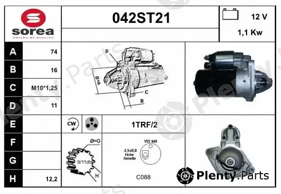 Startcar 042ST21 — Starter