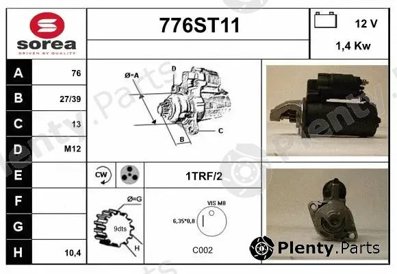 Startcar 776ST11 — Starter