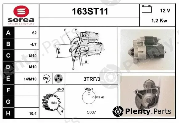Startcar 163ST11 — Starter