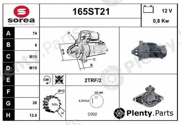 Startcar 165ST21 — Starter