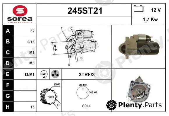 Startcar 245ST21 — Starter