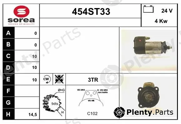 Startcar 454ST33 — Starter