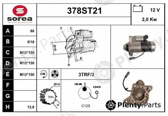Startcar 378ST21 — Starter
