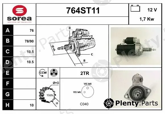 Startcar 764ST11 — Starter