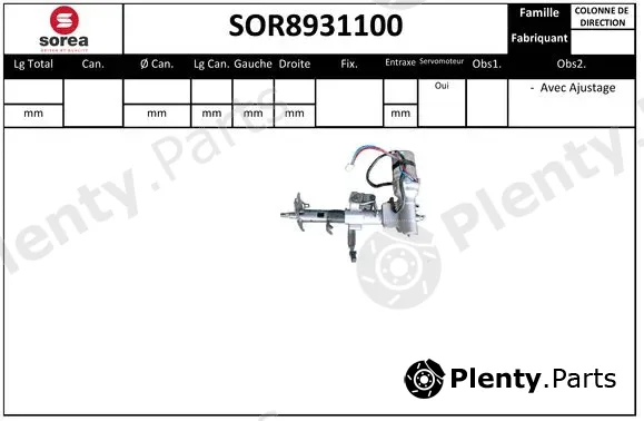 Startcar SOR8931100 — Steering Column