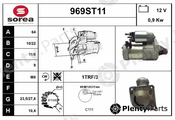 Startcar 969ST11 — Starter