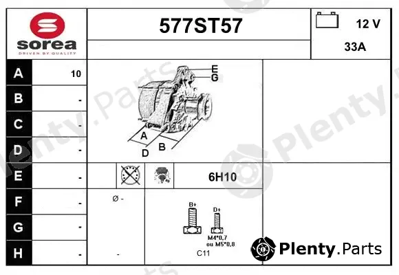 Startcar 577ST57 — Alternator