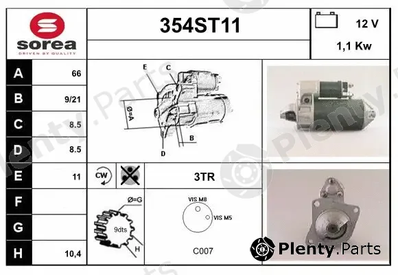 Startcar 354ST11 — Starter