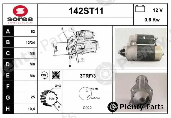 Startcar 142ST11 — Starter