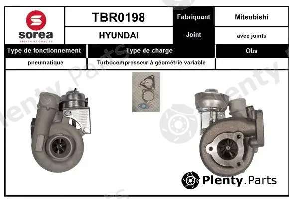 Startcar TBR0198 — Charger, charging (supercharged/turbocharged)