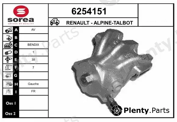 Startcar 6254151 — Brake Caliper