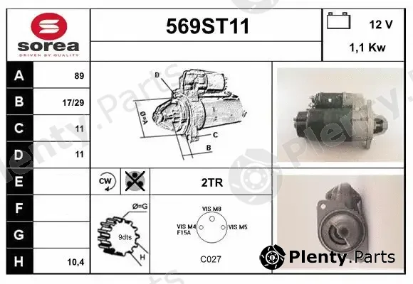 Startcar 569ST11 — Starter