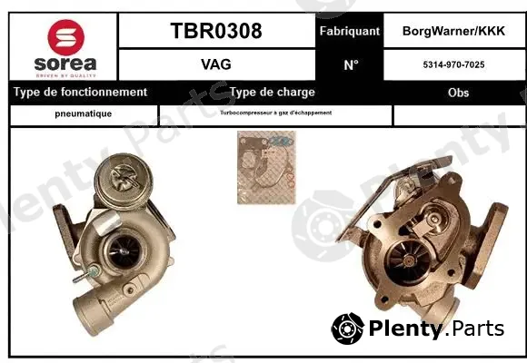 Startcar TBR0308 — Charger, charging (supercharged/turbocharged)