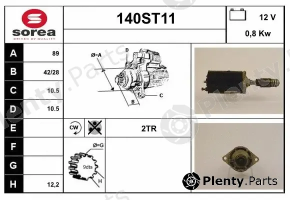 Startcar 140ST11 — Starter
