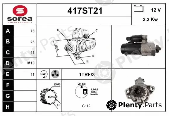 Startcar 417ST21 — Starter