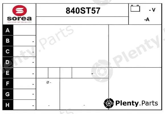 Startcar 840ST57 — Alternator