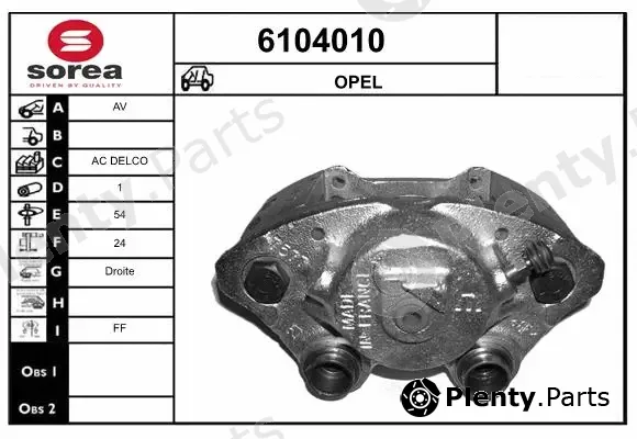 Startcar 6104010 — Brake Caliper