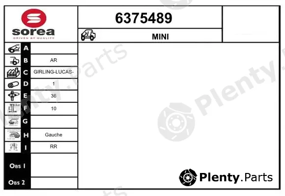 Startcar 6375489 — Brake Caliper