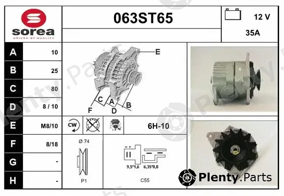 Startcar 063ST65 — Alternator