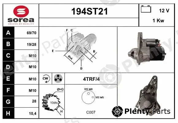 Startcar 194ST21 — Starter