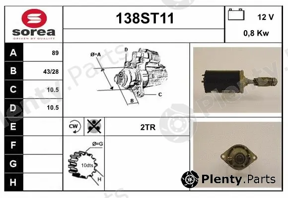 Startcar 138ST11 — Starter