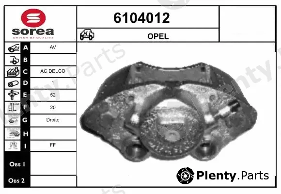 Startcar 6104012 — Brake Caliper