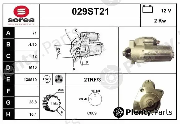 Startcar 029ST21 — Starter