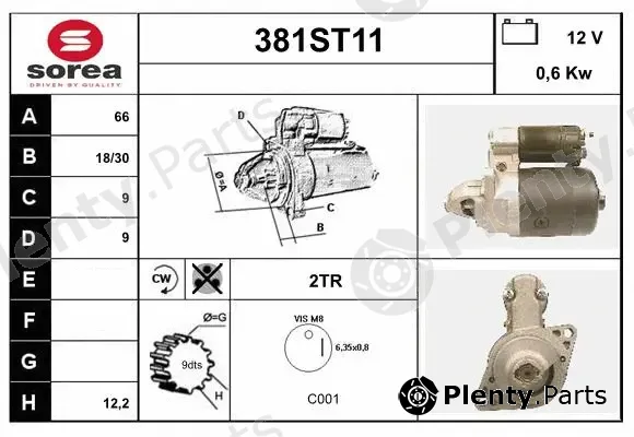 Startcar 381ST11 — Starter