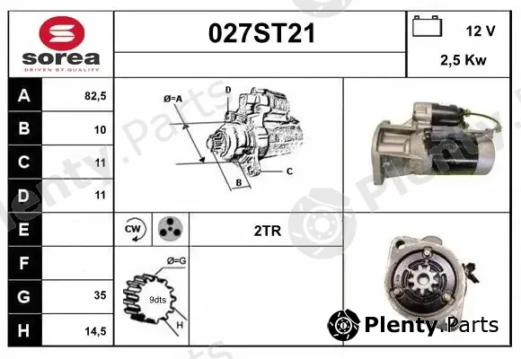 Startcar 027ST21 — Starter