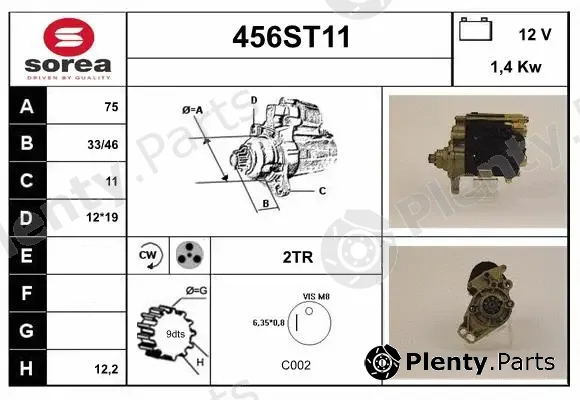 Startcar 456ST11 — Starter