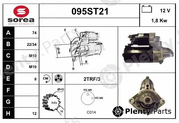 Startcar 095ST21 — Starter