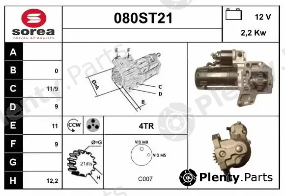 Startcar 080ST21 — Starter