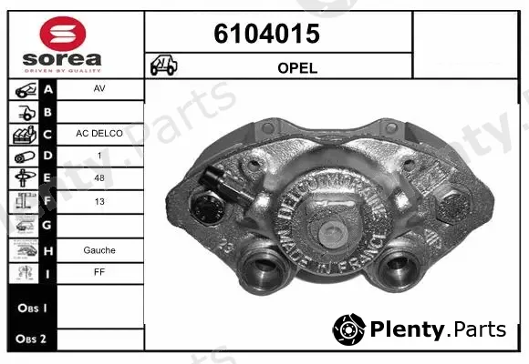 Startcar 6104015 — Brake Caliper