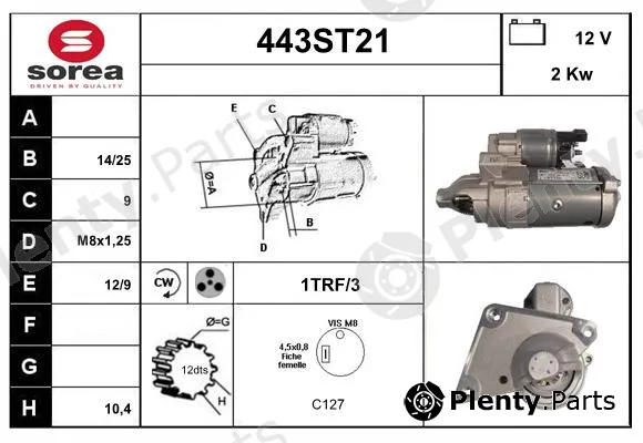 Startcar 443ST21 — Starter