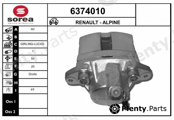 Startcar 6374010 — Brake Caliper