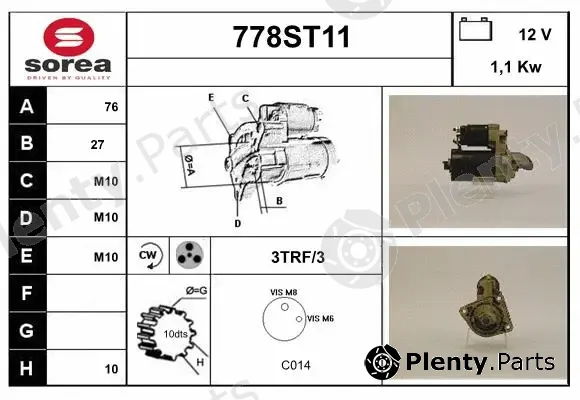 Startcar 778ST11 — Starter