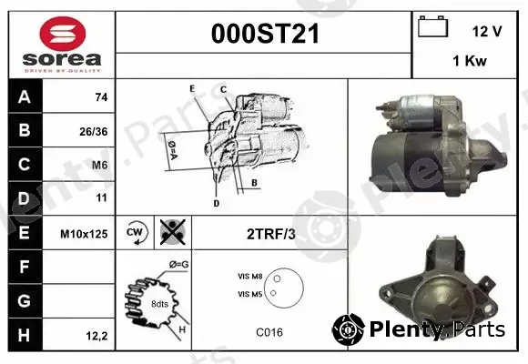 Startcar 000ST21 — Starter