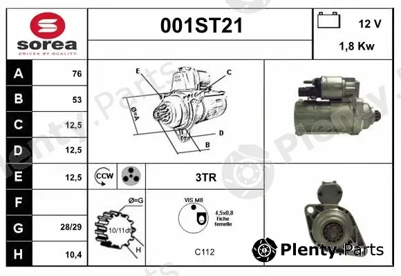 Startcar 001ST21 — Starter