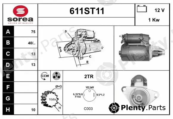 Startcar 611ST11 — Starter