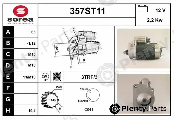 Startcar 357ST11 — Starter