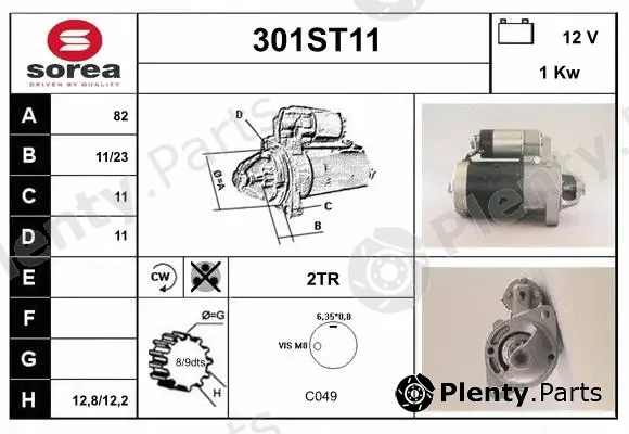 Startcar 301ST11 — Starter