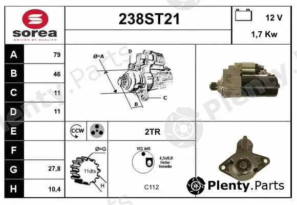 Startcar 238ST21 — Starter