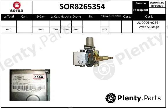 Startcar SOR8265354 — Steering Column