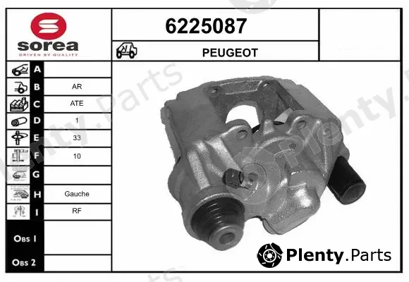 Startcar 6225087 — Brake Caliper