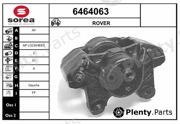 Startcar 6464063 — Brake Caliper