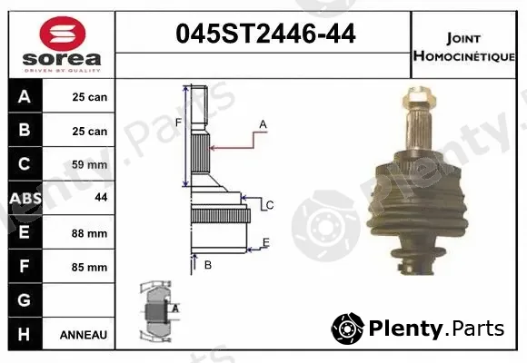 Startcar 045ST2446-44 — Joint Kit, drive shaft