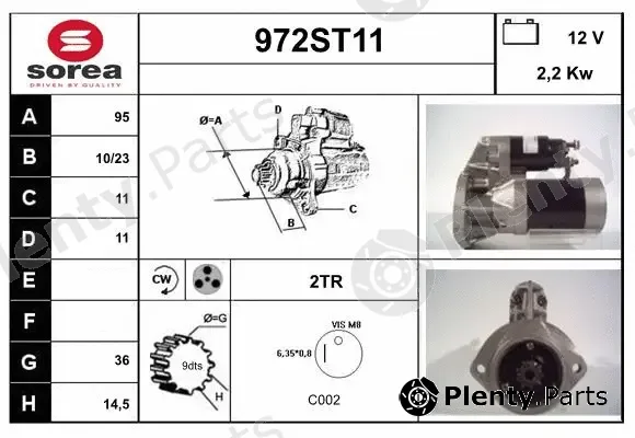 Startcar 972ST11 — Starter