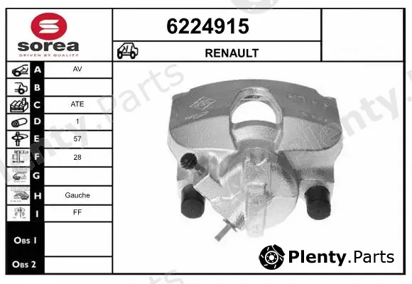 Startcar 6224915 — Brake Caliper