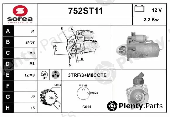 Startcar 752ST11 — Starter